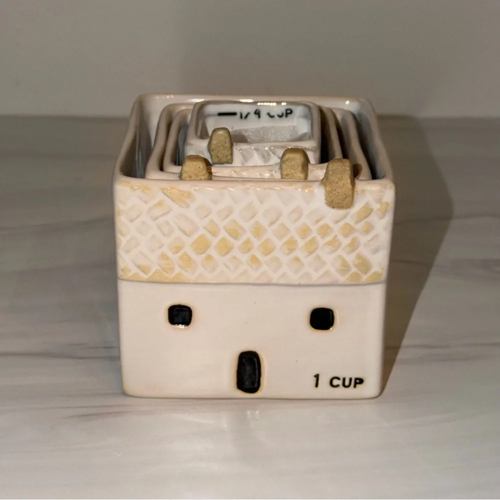 Mud Pie White House Measuring Cups Set - NWOT